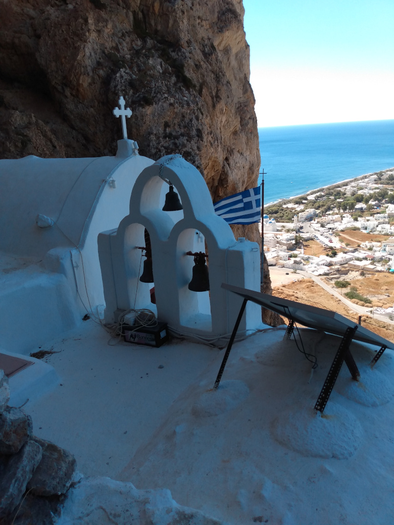 Church near ancient thera