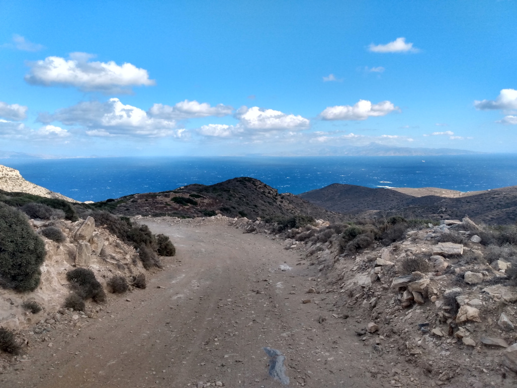 View from hiking around Ios